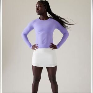 Athleta Run With It Skort White Size 3X - White